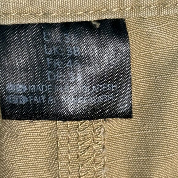 5.11 Tactical Mens Khaki Cargo Shorts With Elastic Waist Pockets Size 38 - Picture 9 of 9